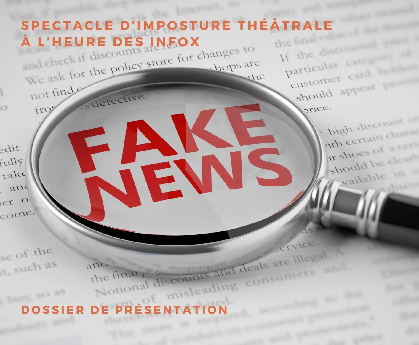 Imposture théâtrale sur le thème des fake news au collège